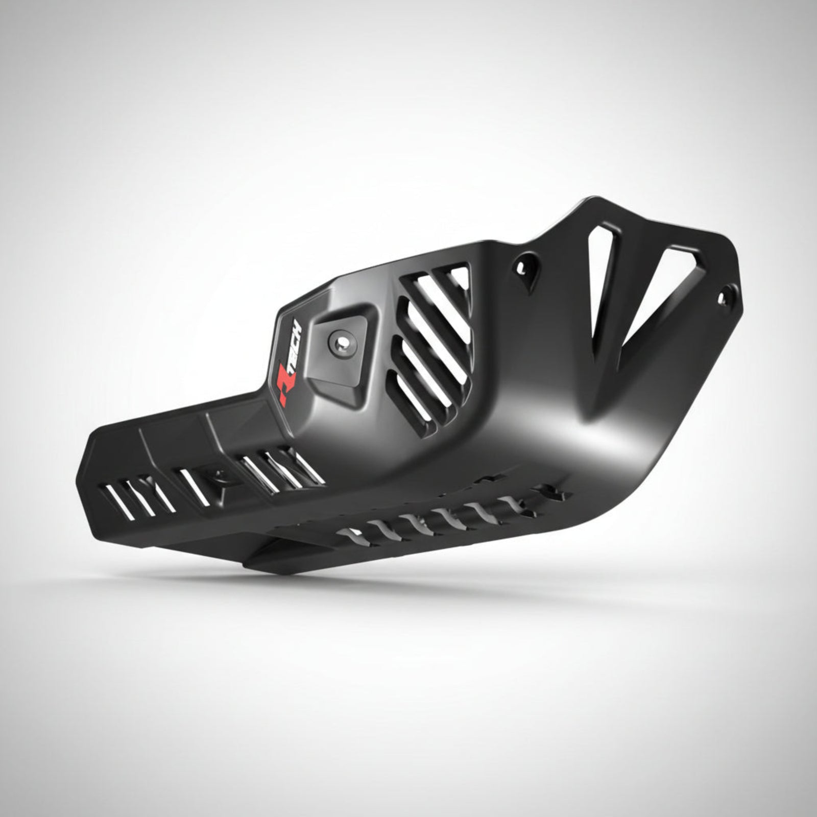 Rtech Black Technopolymer Lower Skid Plate with Linkage Guard for 2025 Yamaha Tenere 700.