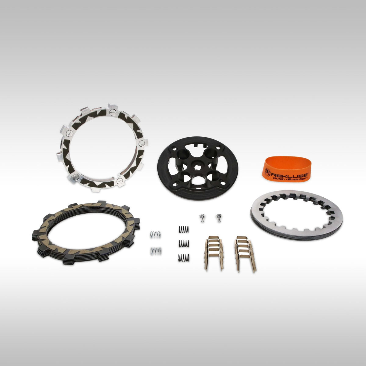 Rekluse RMS-8322001 RadiusX 4.0 auto clutch kit featuring EXP 4.0 disk and TorqDrive friction plates for the CFMOTO Ibex 450 and 450MT.