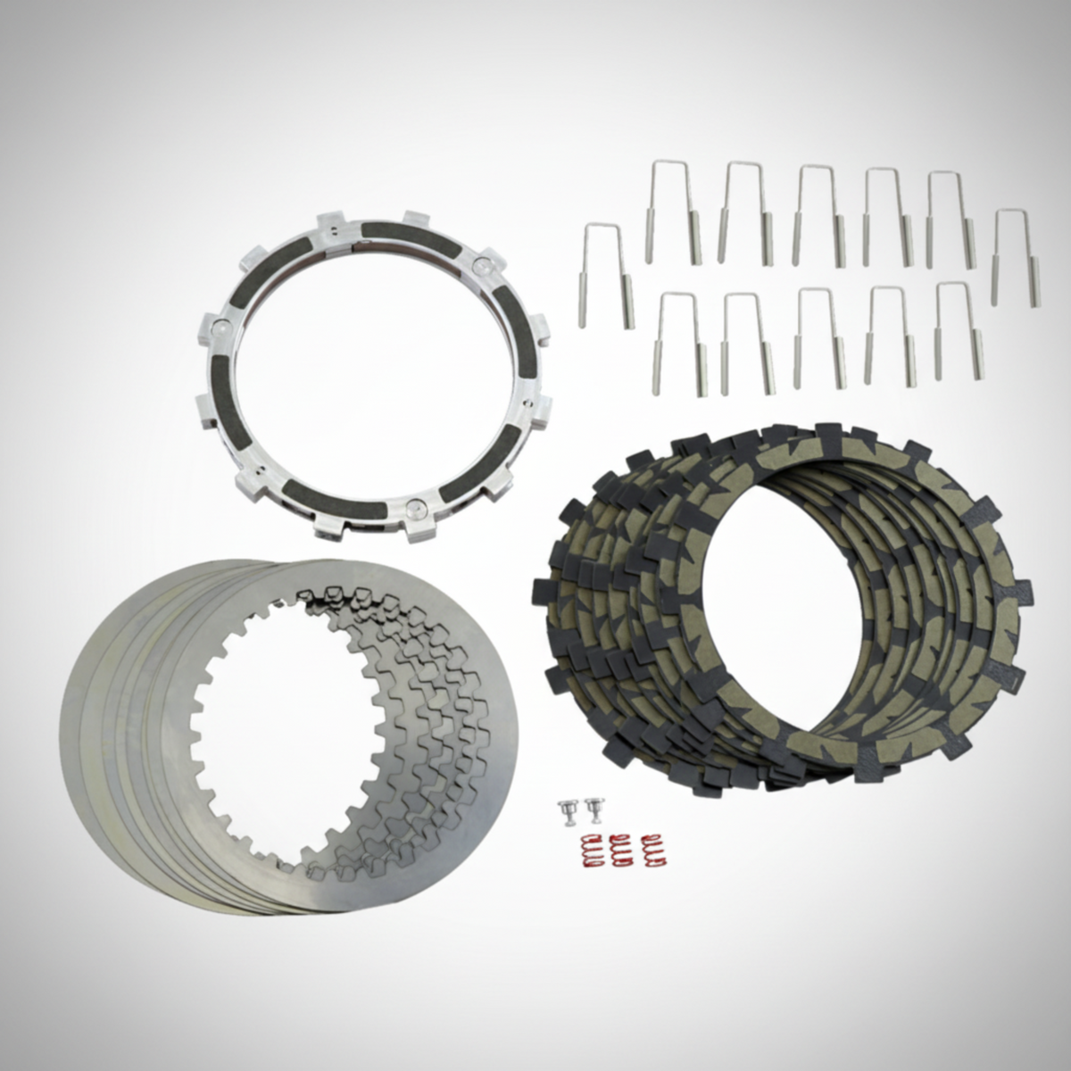Rekluse RadiusX auto clutch kit components for the Kawasaki KLR650.