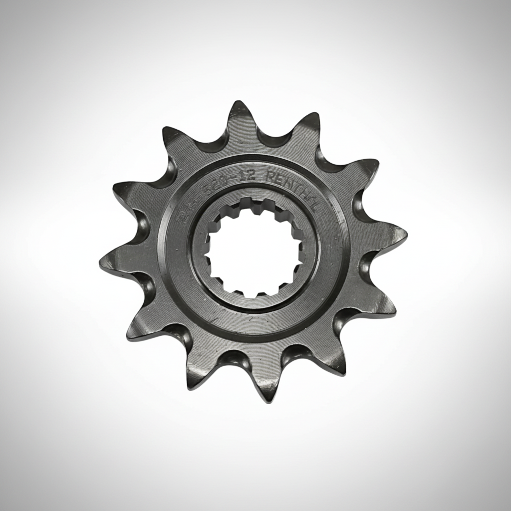 Counter shaft sprocket on a gray background