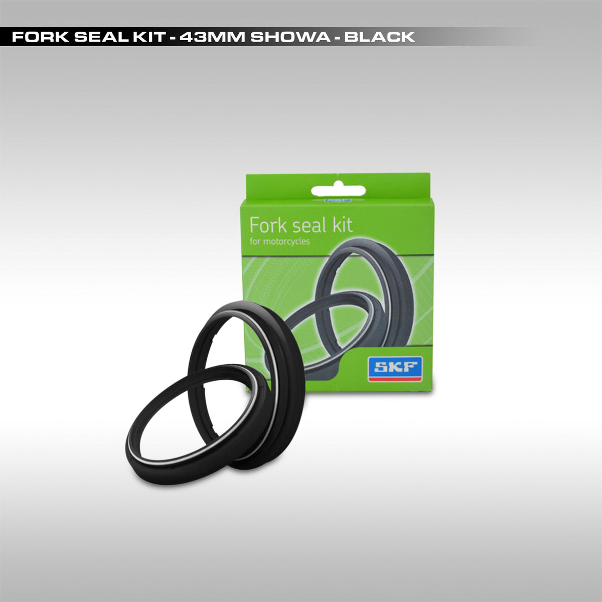 SKF - FORK SEAL KIT - 43MM SHOWA - KITB-43S BLACK
