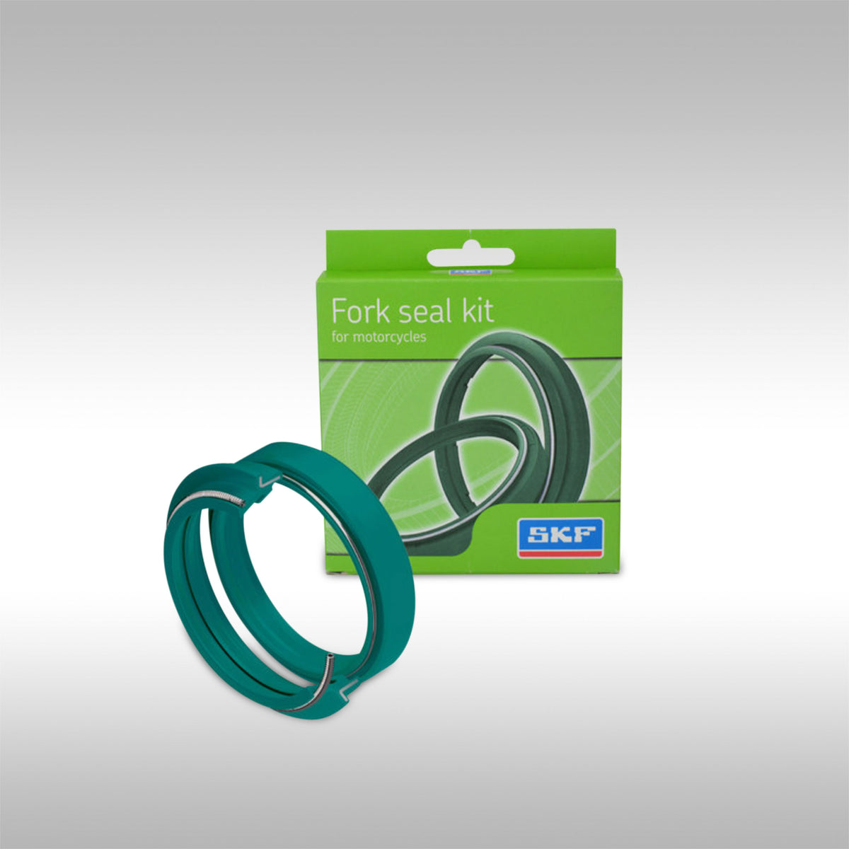 SKF - HEAVY DUTY FORK SEAL KIT - 49MM SHOWA - KITG-49S-HD GREEN