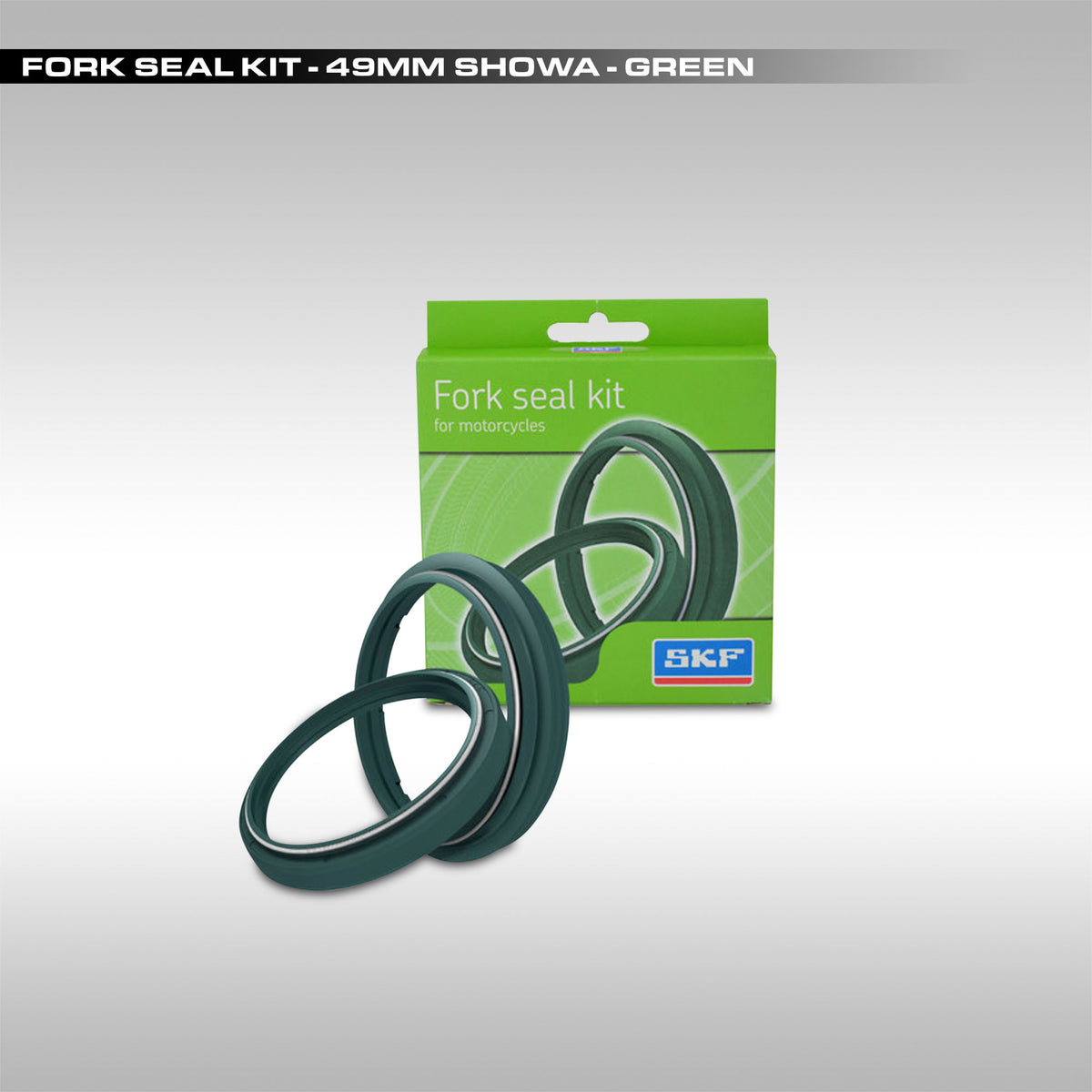 SKF - FORK SEAL KIT - 49MM SHOWA - KITG-49S GREEN