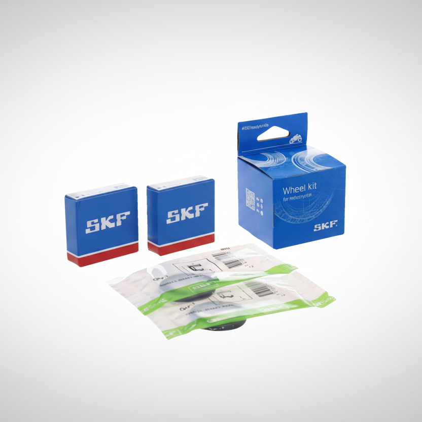 SKF wheel kit packaging on a white background