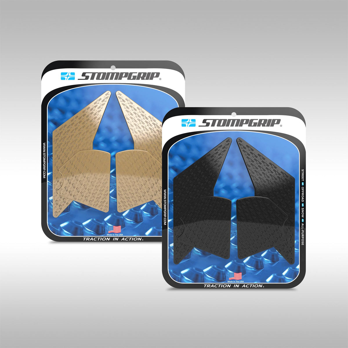 STOMPGRIP - ICON PROFILE TRACTION PAD TANK GRIPS - YAMAHA TENERE 700