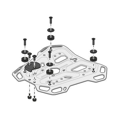 SW MOTECH - REAR CARGO RACK - DUCATI DESERTX