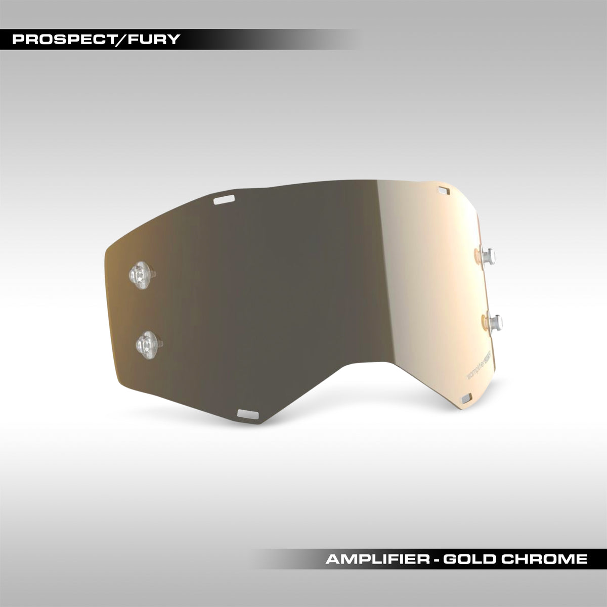SCOTT Prospect and Fury goggle replacement lens in Amplifier Gold Chrome