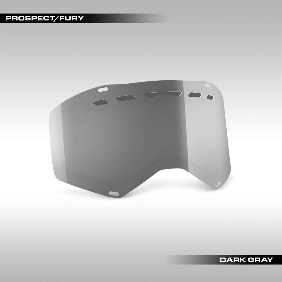SCOTT Prospect and Fury goggle replacement lens in Dark Gray