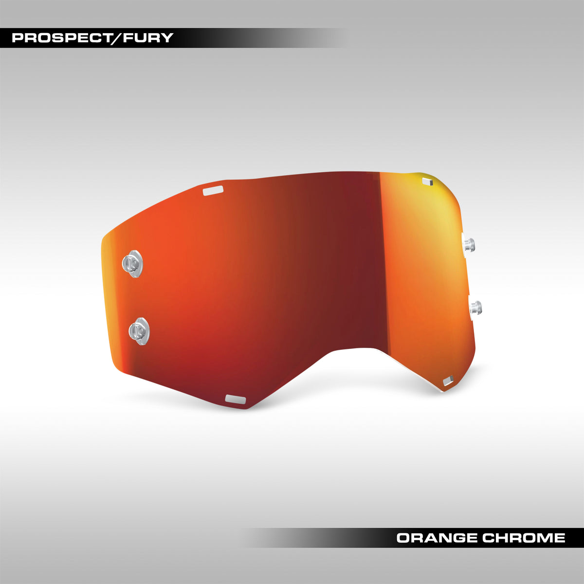 SCOTT Prospect and Fury goggle replacement lens in Orange Chrome