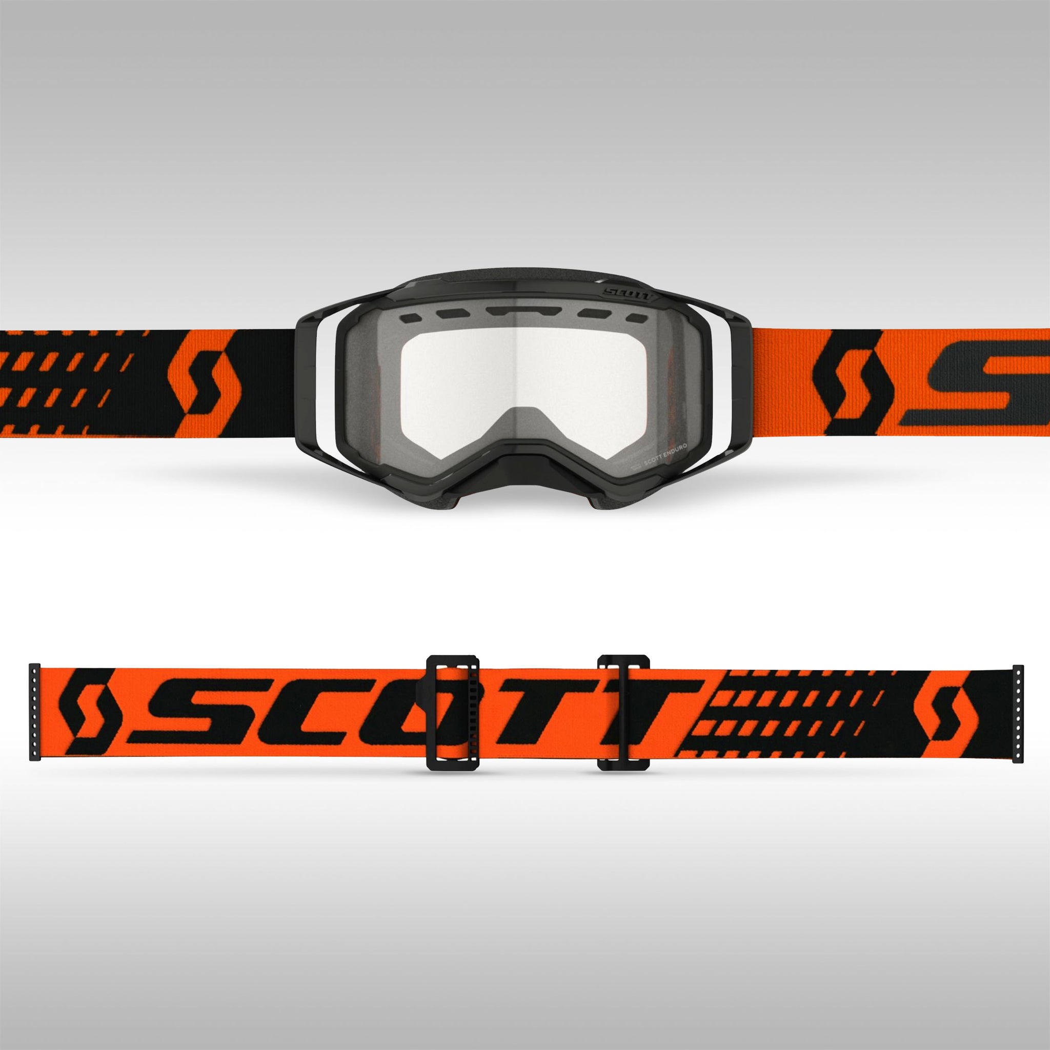 SCOTT GOGGLES PROSPECT ENDURO ORANGE BLACK TMBR MOTO