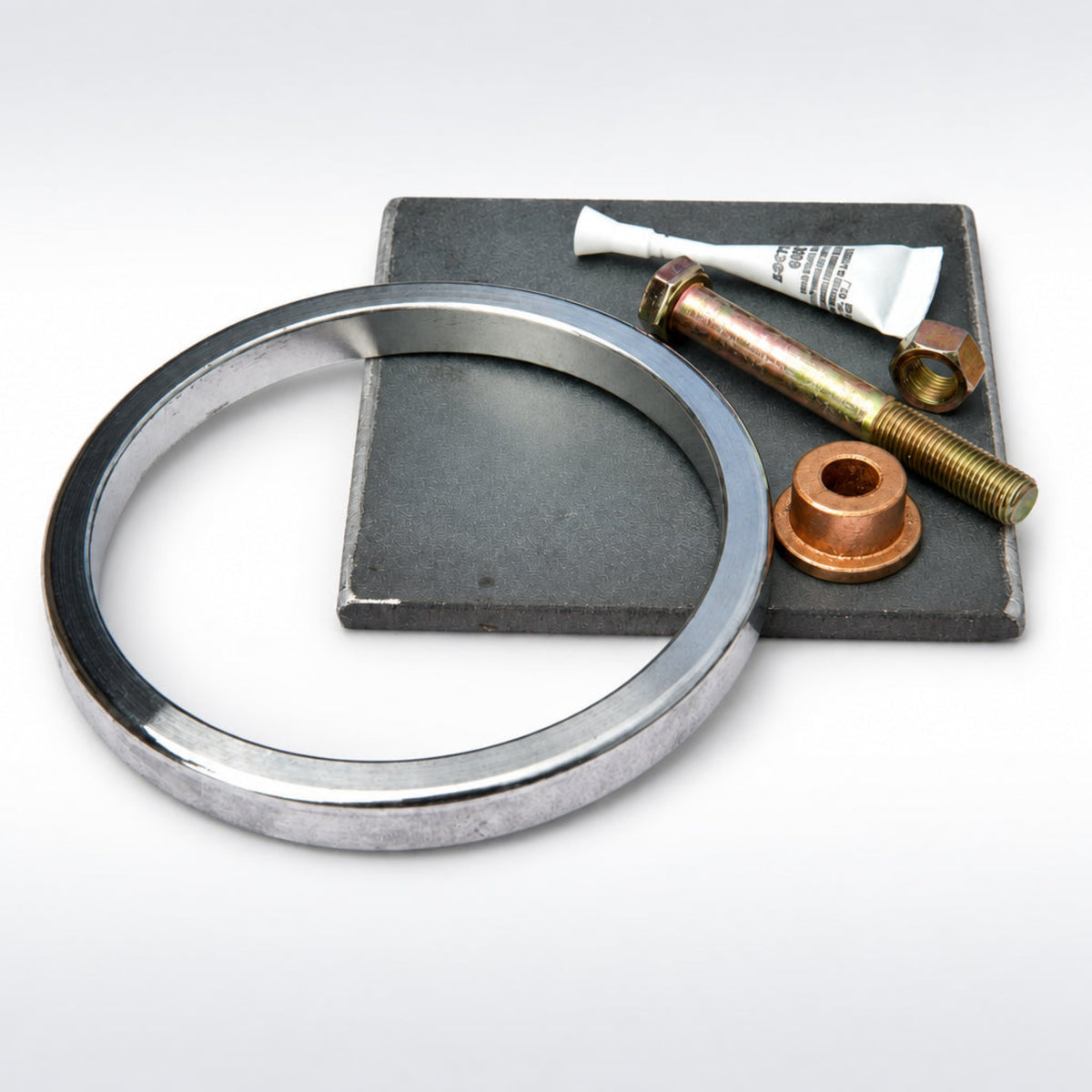 Steahly Offroad 933 machined steel flywheel weight for KTM and Husqvarna 250 and 300 two stroke motorcycles.