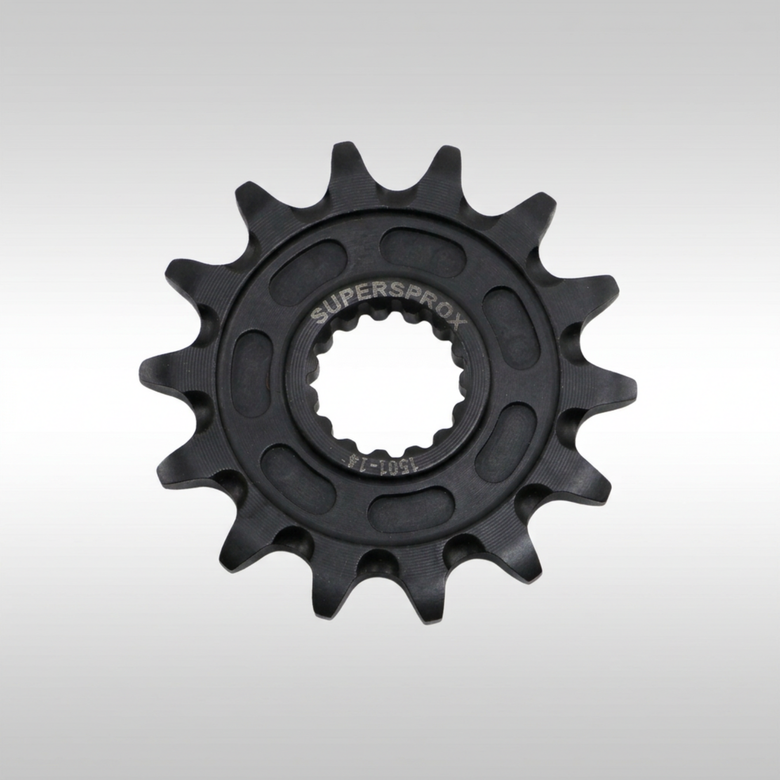 Supersprox CST-1901 chromoly steel front countershaft sprocket with mud grooves for KTM dirt bikes.