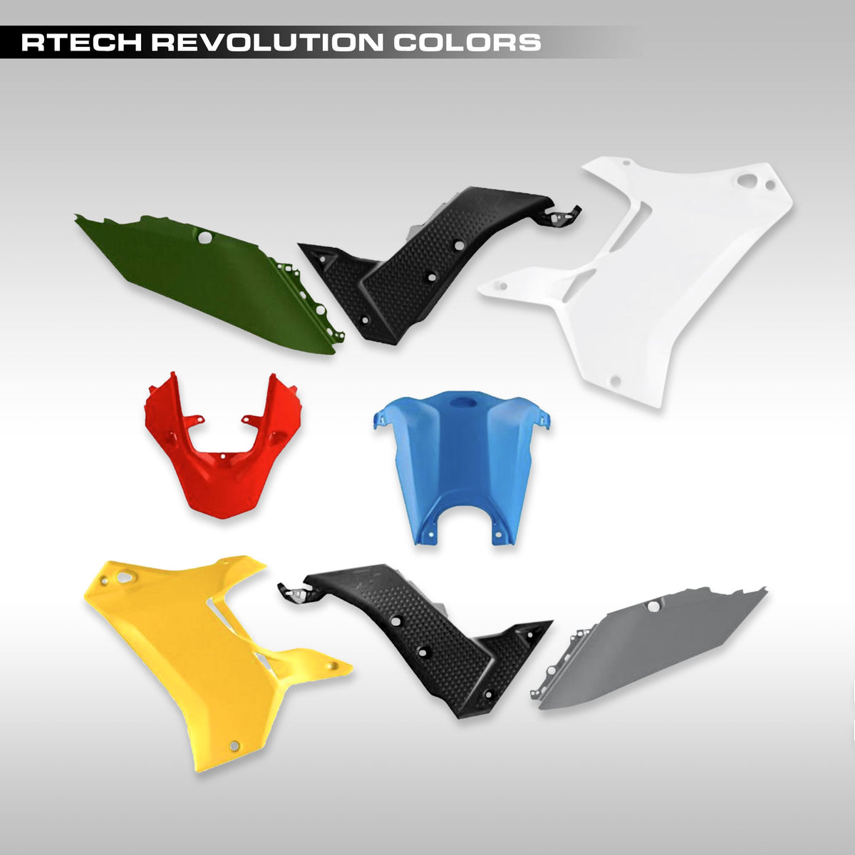 RTECH - REVOLUTION PLASTIC BODY KIT - YAMAHA TENERE 700