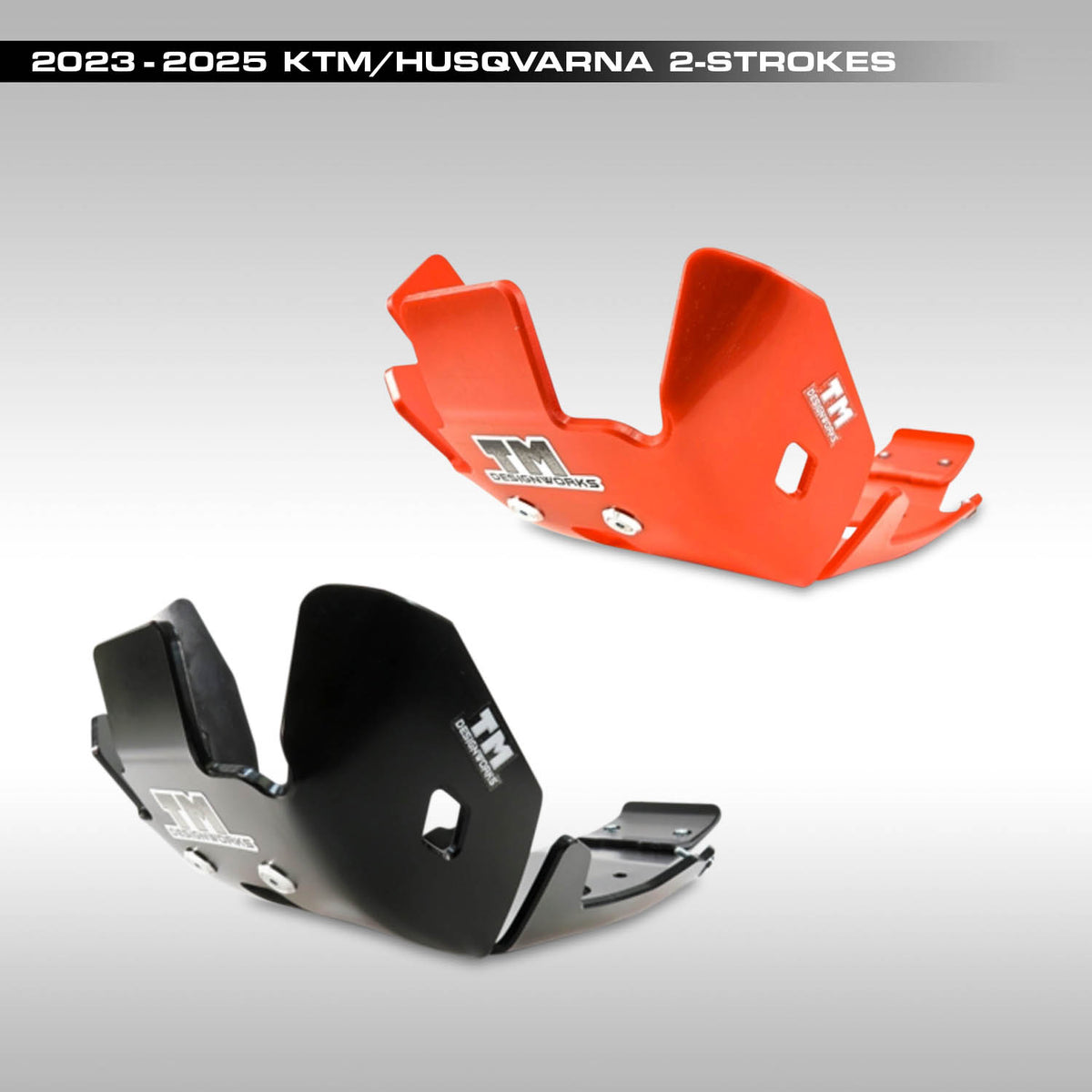 TM DESIGNWORKS - FULL COVERAGE SKID PLATE w/ LINKAGE GUARD - 2023–2025 HUSQVARA, GASGAS, KTM TWO STROKES