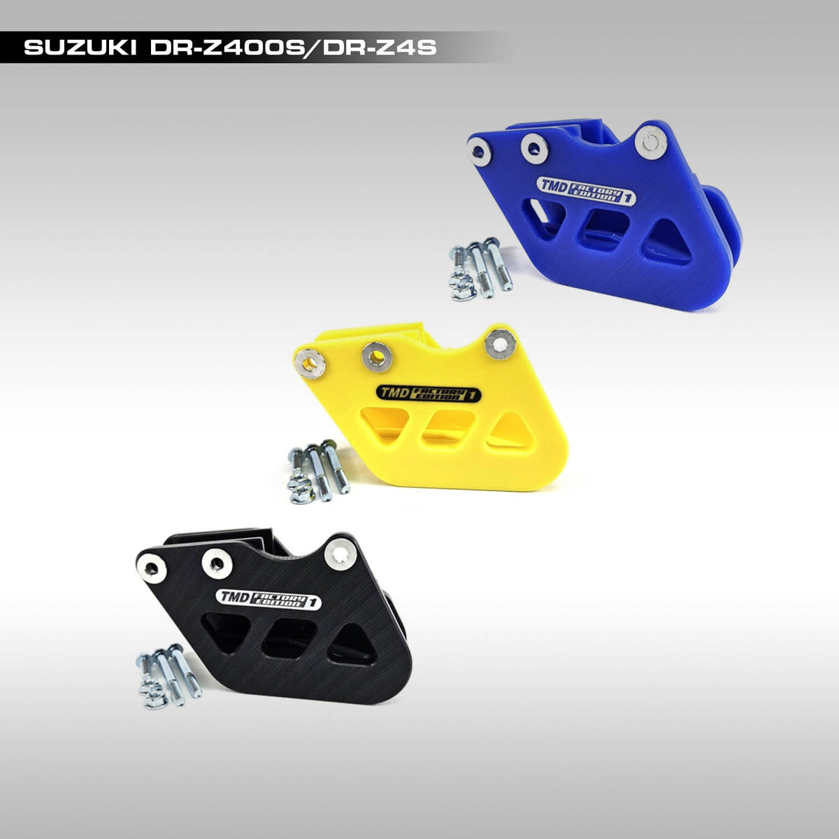 TM Designworks Chain Guides for Suzuki DR-Z400 DR-Z4S All 3 Colors