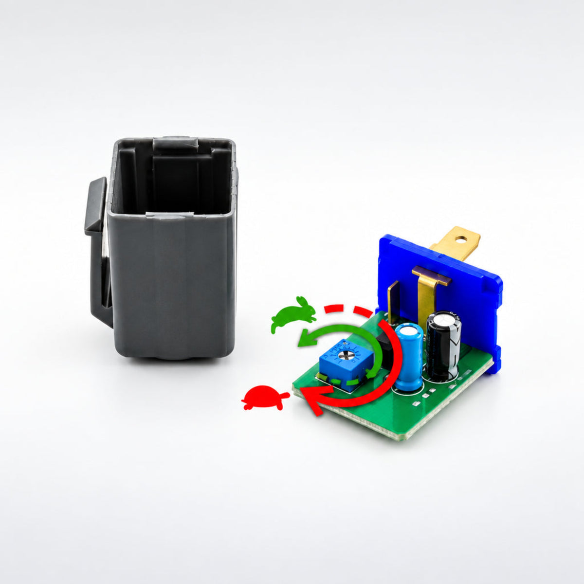 TURN SIGNAL FLASHER RELAY - 2 PIN - GEN2F