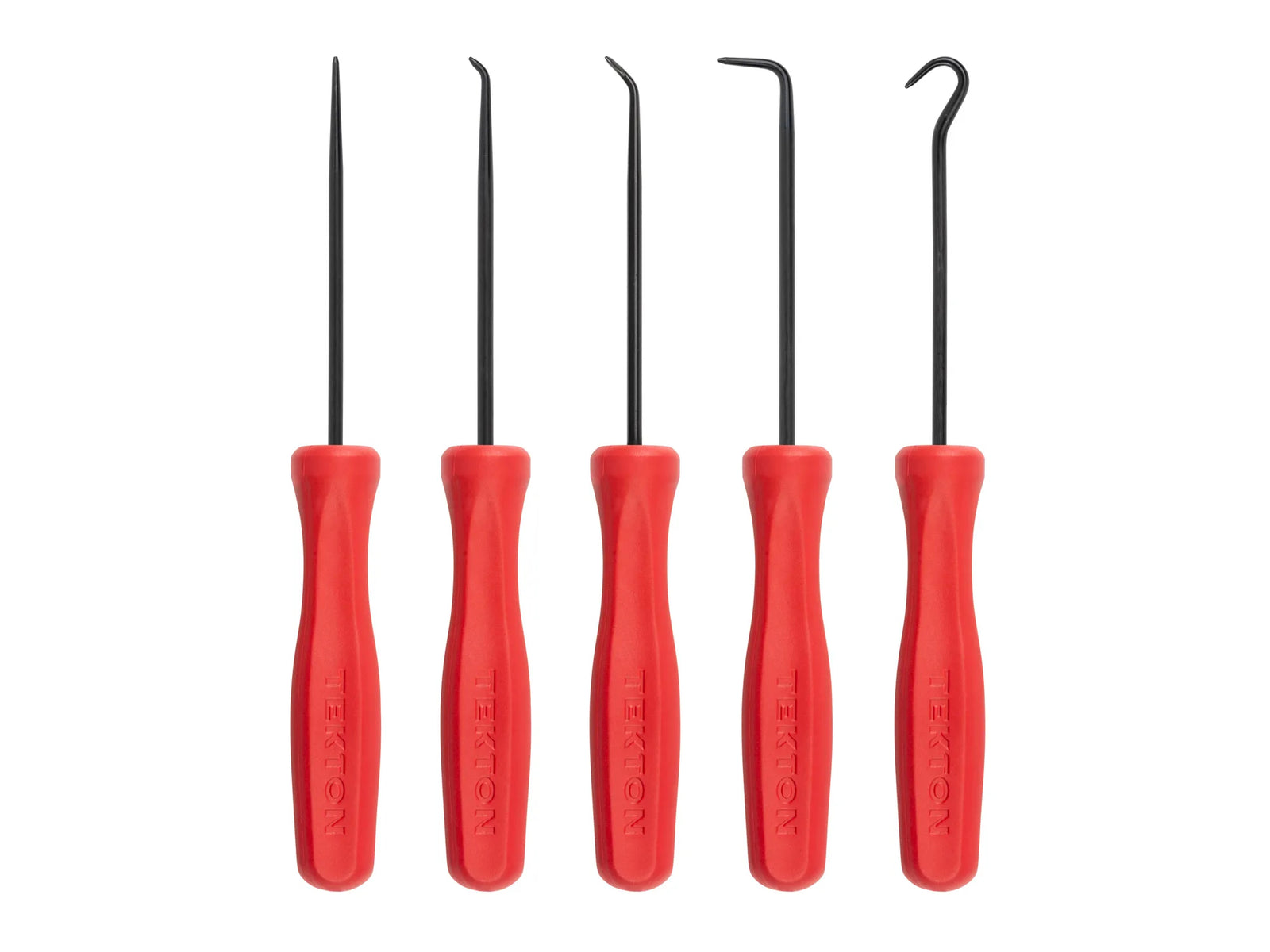 Tekton PNH90403 5-piece blunt pick and hook set with glass-reinforced nylon handles.