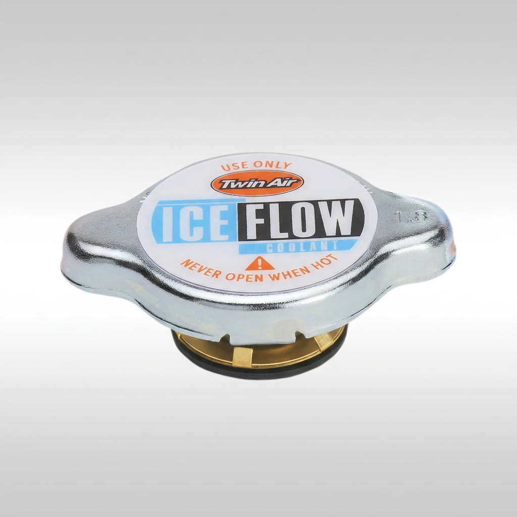 Twin Air 177900 1.8 bar high pressure radiator cap with built in temperature gauge dial.