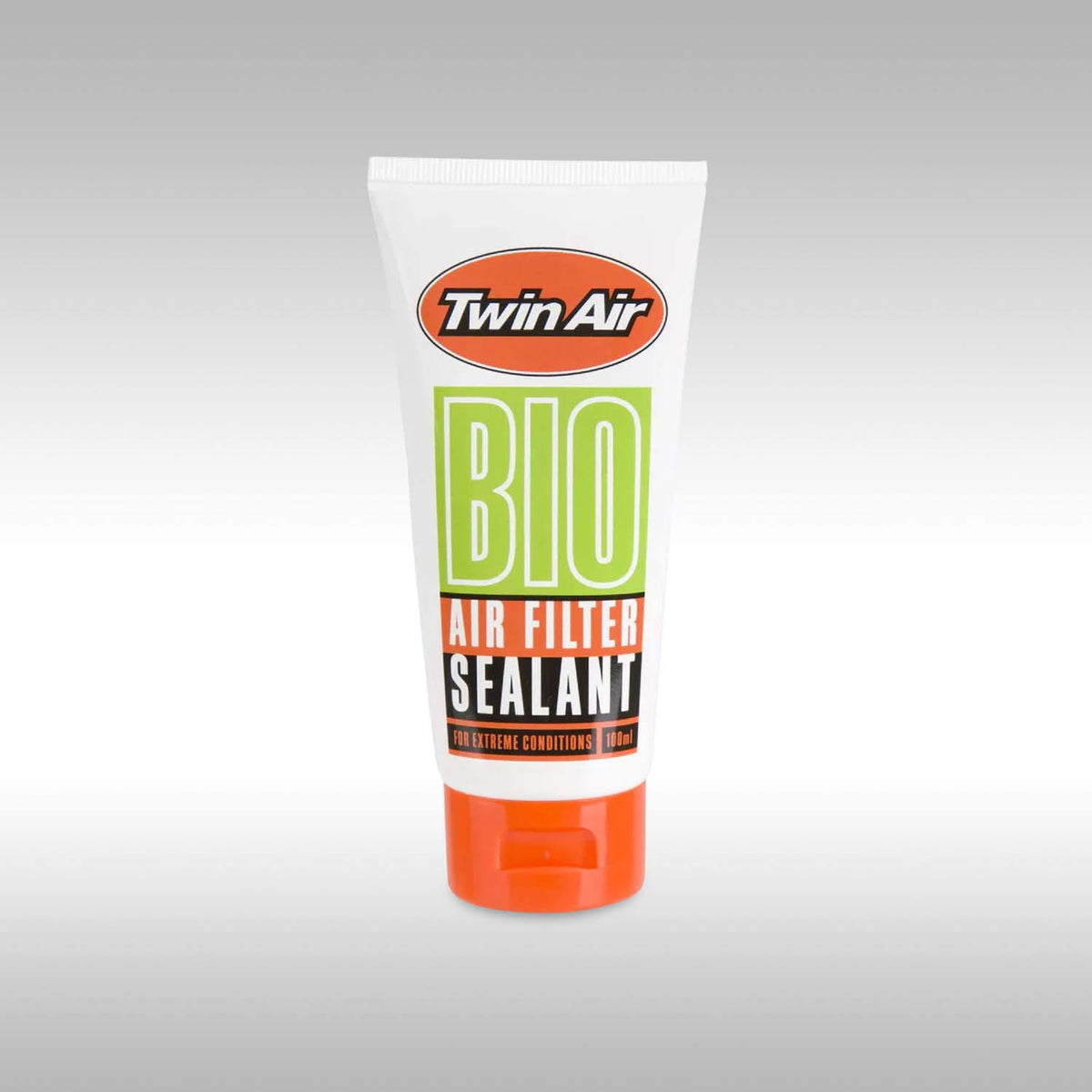 Tube of Twin Air Bio Air Filter Sealant on a gray background