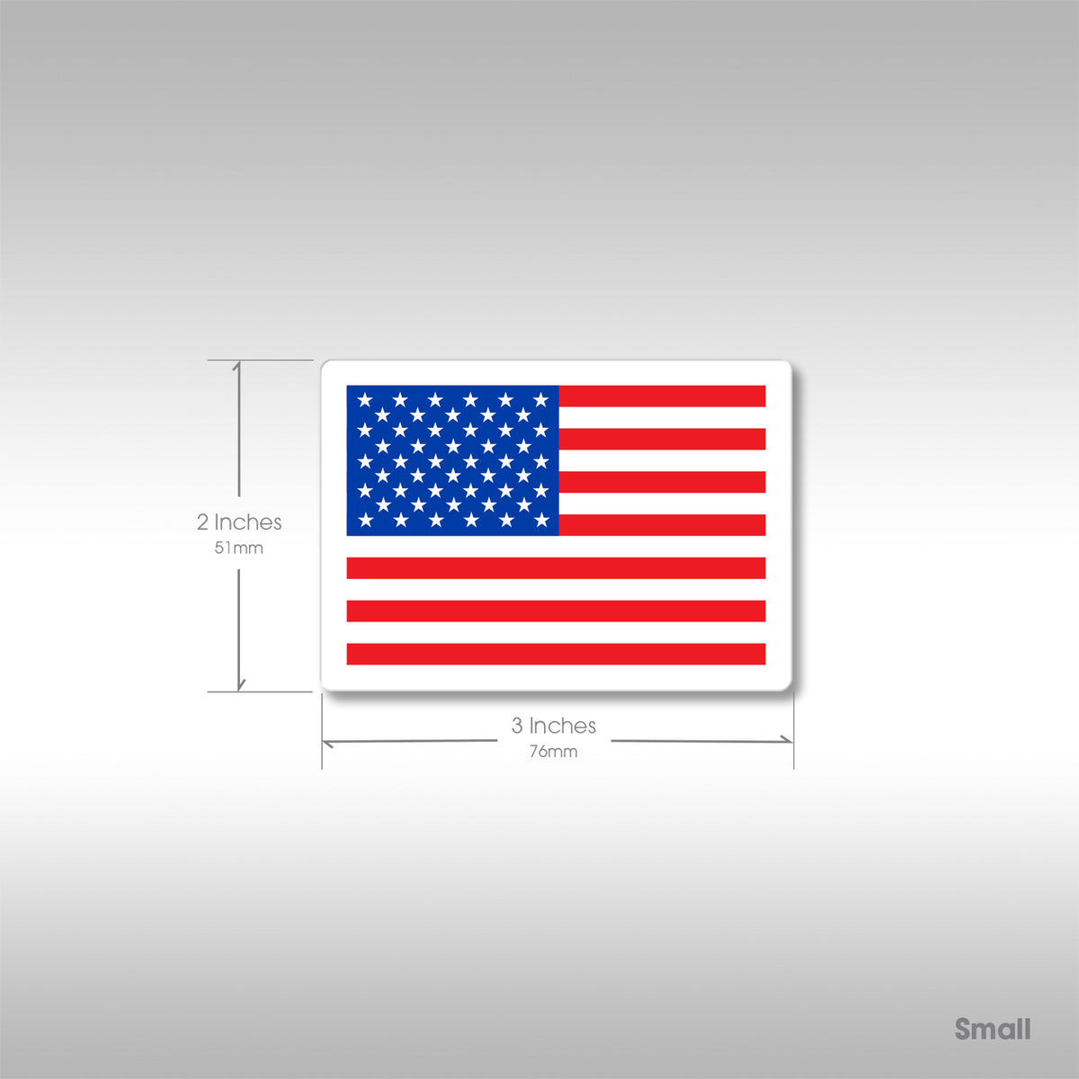 TMBR MOTO - HEAVY DUTY USA FLAG STICKER