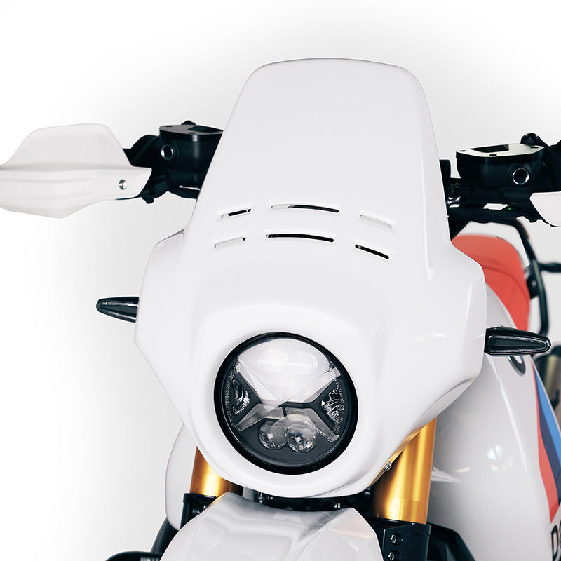 Unit Garage Fenouil retro rally windshield for the BMW R 12 G/S motorcycle.