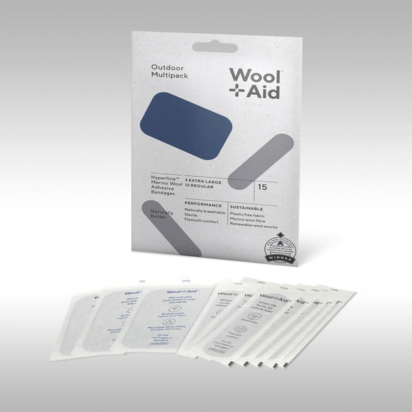 WoolAid Merino Wool Bandages - Biodegradable First Aid | TMBR MOTO
