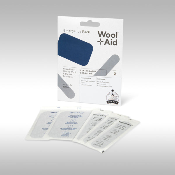 WoolAid Merino Wool Bandages - Biodegradable First Aid | TMBR MOTO