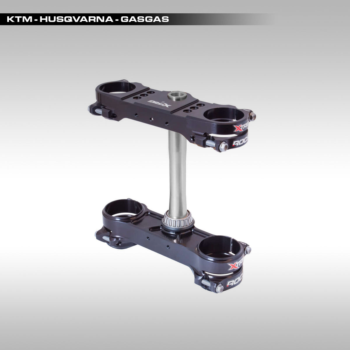 XTRIG - TRIPLE CLAMP with 22MM OFFSET - 2024+ KTM, HUSQVARNA, GASGAS - BLACK