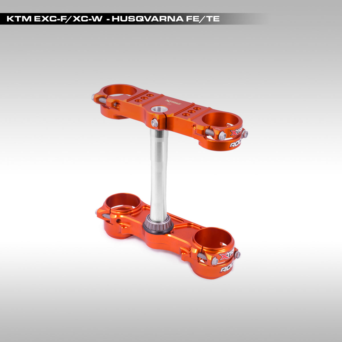 XTRIG - TRIPLE CLAMP with 22MM OFFSET 2014–2023 KTM & HUSQVARNA - ORANGE