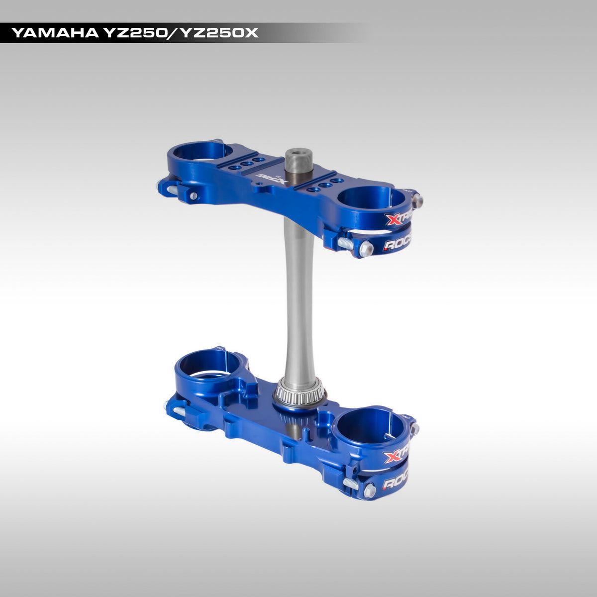 XTRIG - TRIPLE CLAMP with 25MM OFFSET -  YAMAHA YZ250X - BLUE
