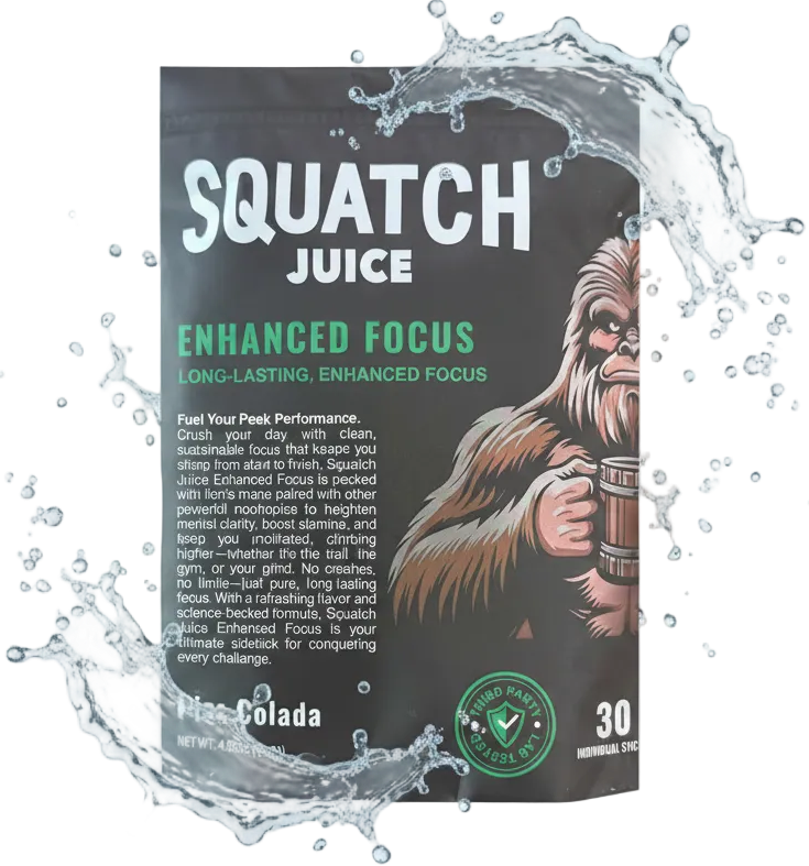 Squatch Juice Enhanced Focus - Pina Colada - 30 Sticks