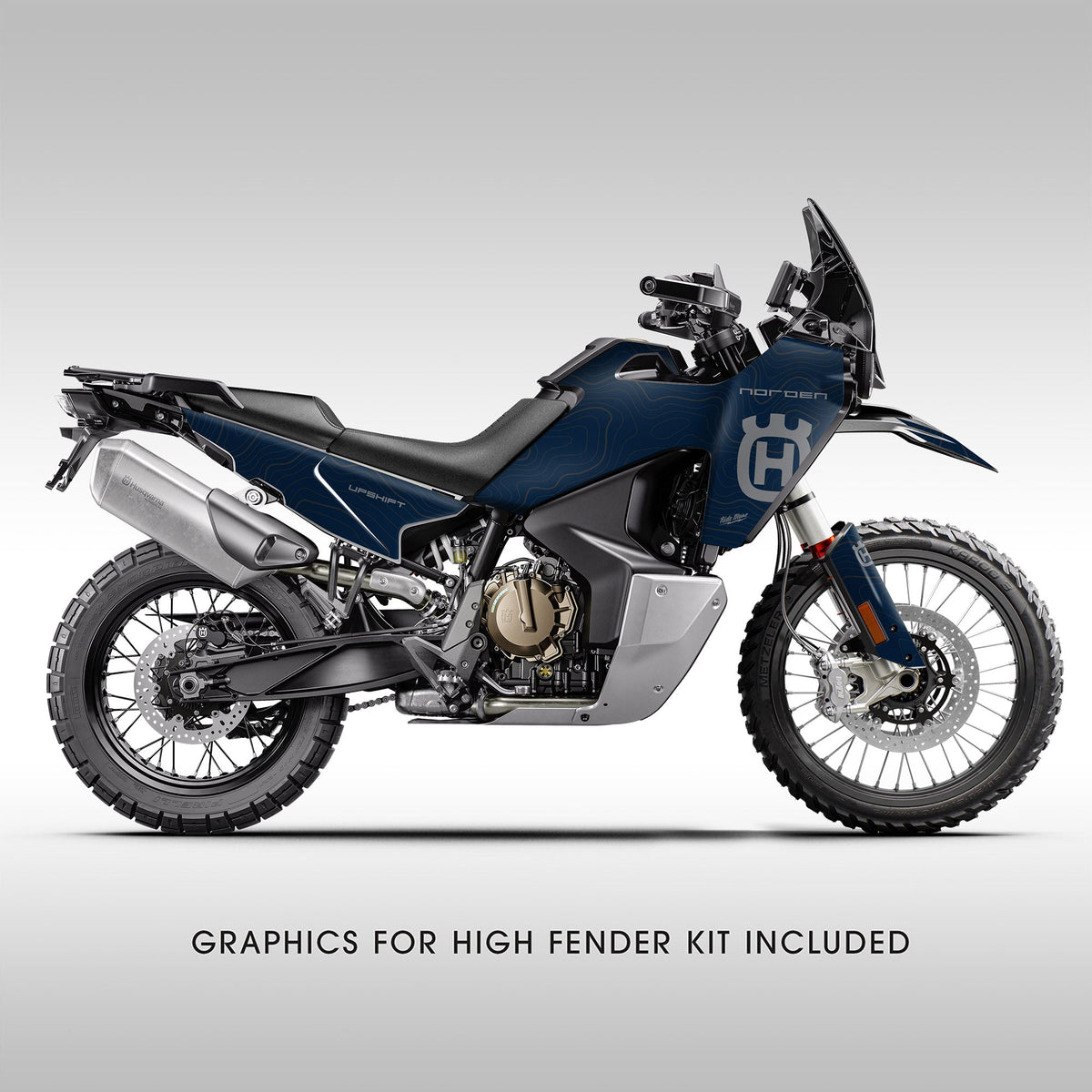 2022 - 2025 HUSQ NORDEN 901 - NAVY FULL TOPO - GRAPHICS KIT