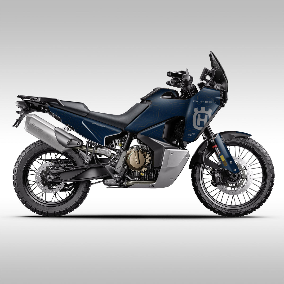 2022 - 2025 HUSQ NORDEN 901 - NAVY FULL TOPO - GRAPHICS KIT