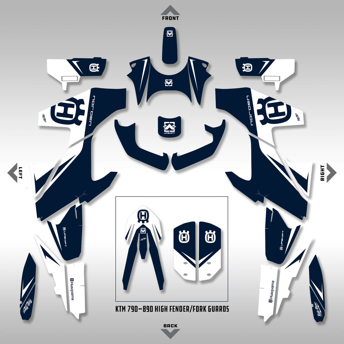 2022 - 2025 HUSQ NORDEN 901 - SPORT GRAPHICS KIT