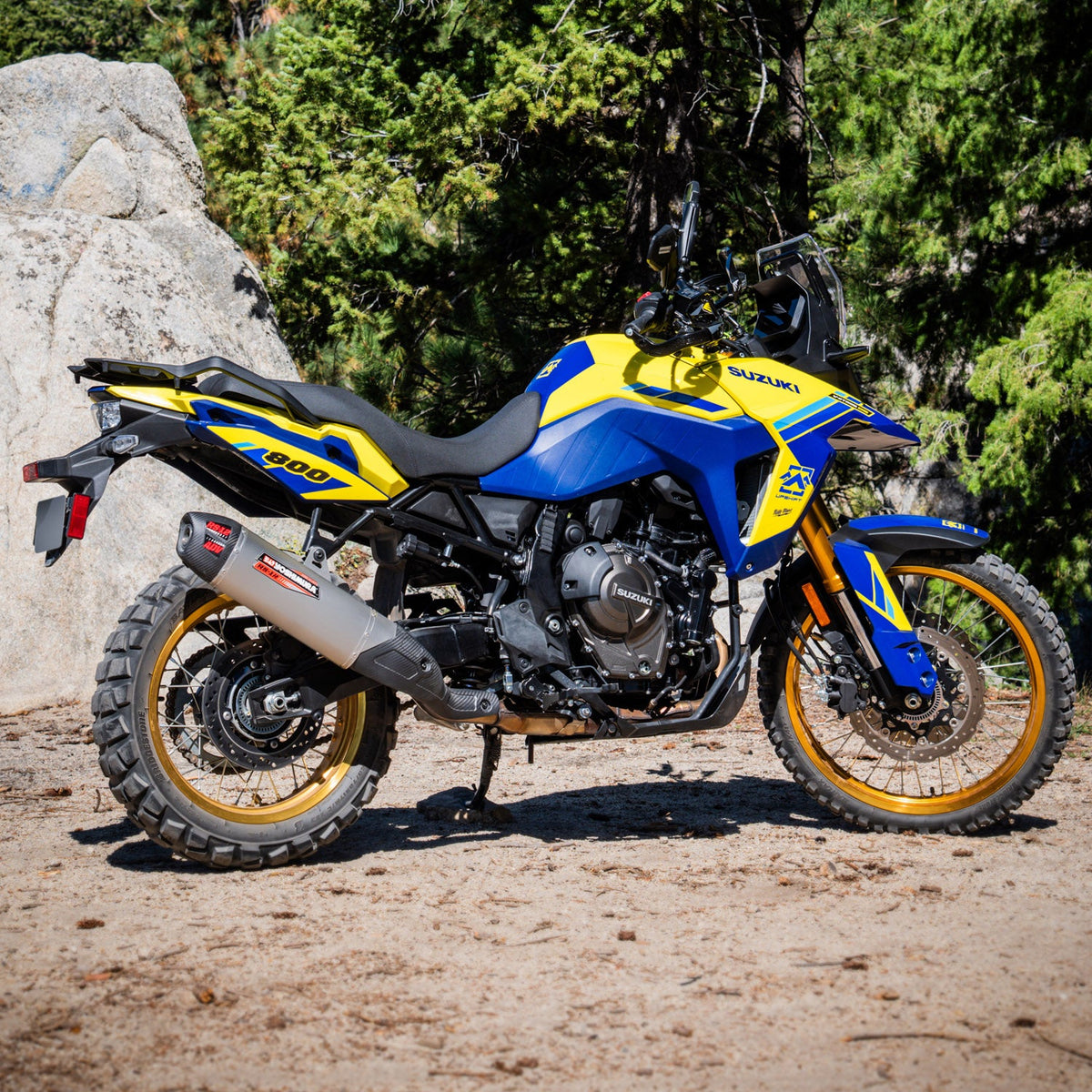 2023 - 2024 SUZUKI V-STROM 800DE GRAPHICS KIT - YELLOW /  BLUE