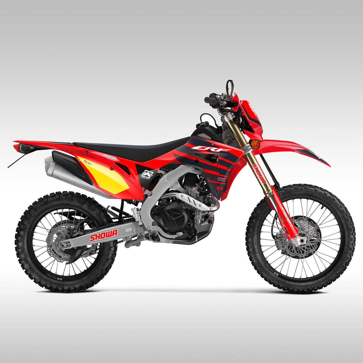 2019 - 2025 HONDA CRF450L / RL - WINGS GRAPHICS KIT - BLACK