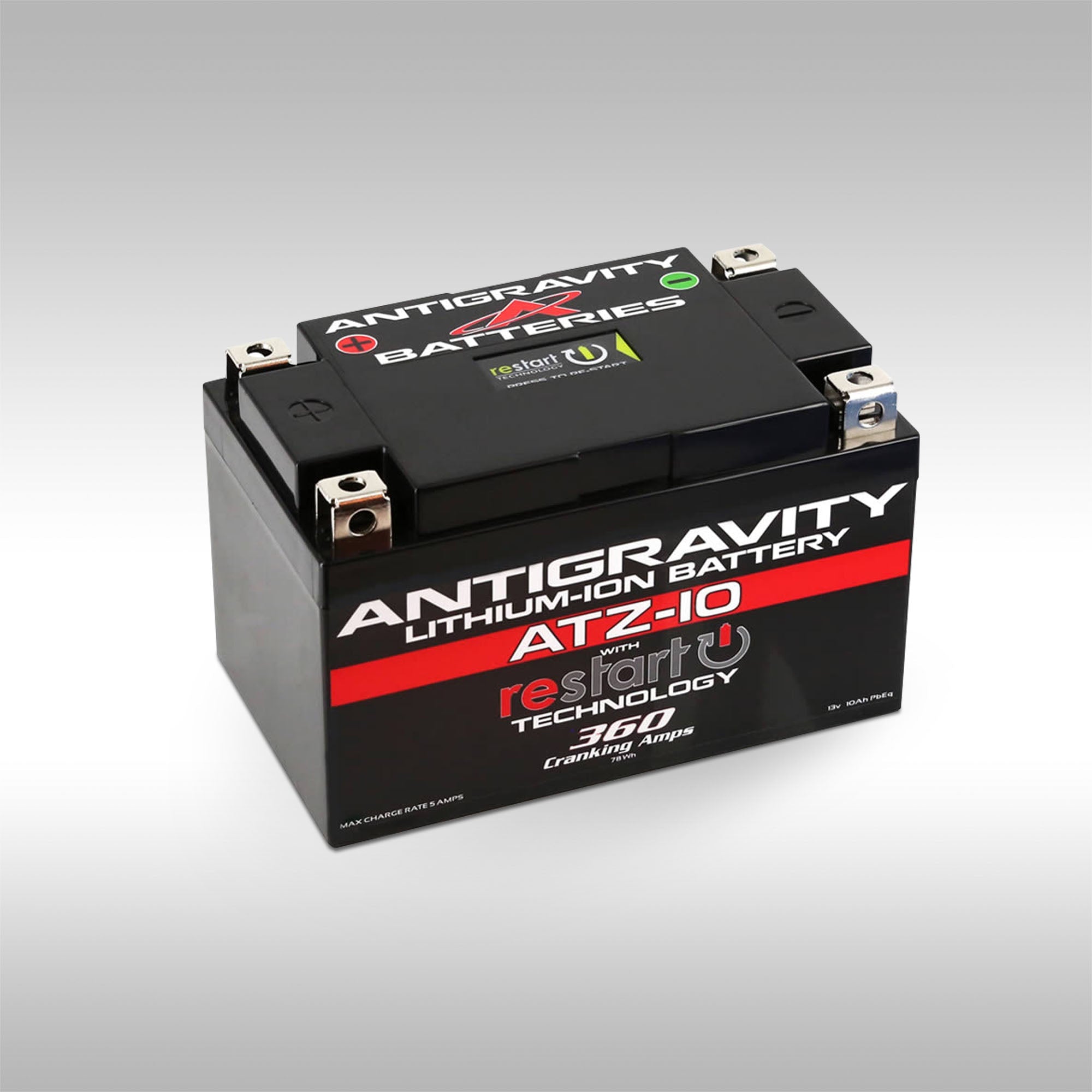 暑さ対策・冷却グッズ BURTLE AC10 Li-ion Battery 30V 1500mAh Antigravity ATZ-10-RS Lithium Motorcycle Battery with RE-START