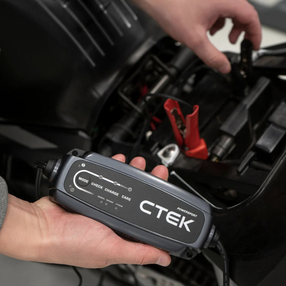 The CTEK CT5 Powersport battery charger is a fully automatic battery charger specifically designed for powersports. Keep your motorcycle, dirtbike, atv, utv, boat and jet ski battery in top working order. Motorcycle maitenance.