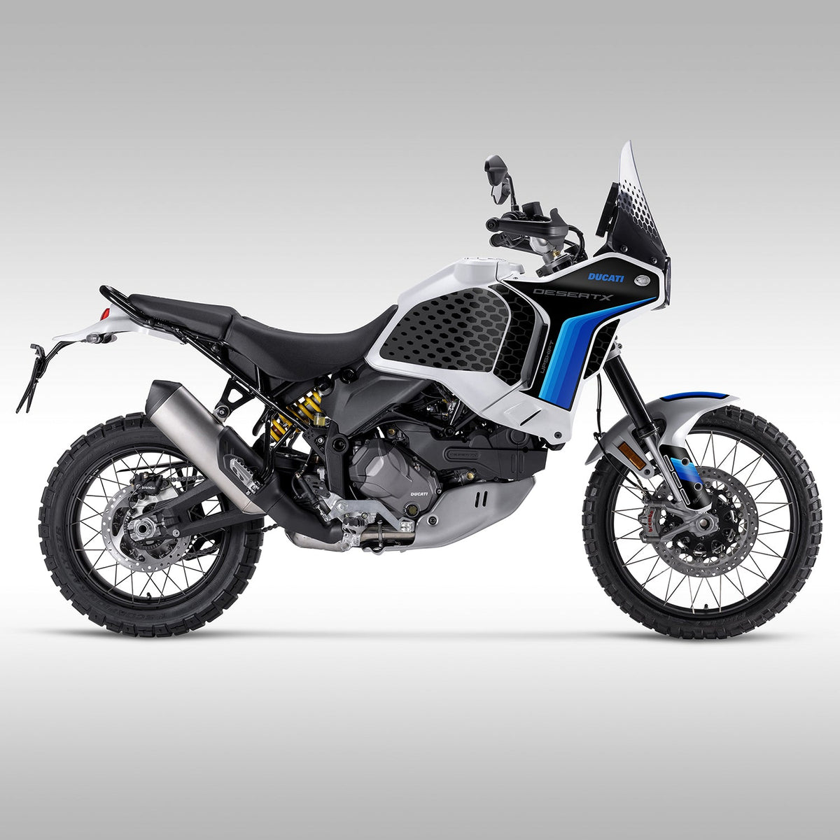 2022 - 2024 DUCATI DESERTX - BLUE GRADIENT - GRAPHICS KIT