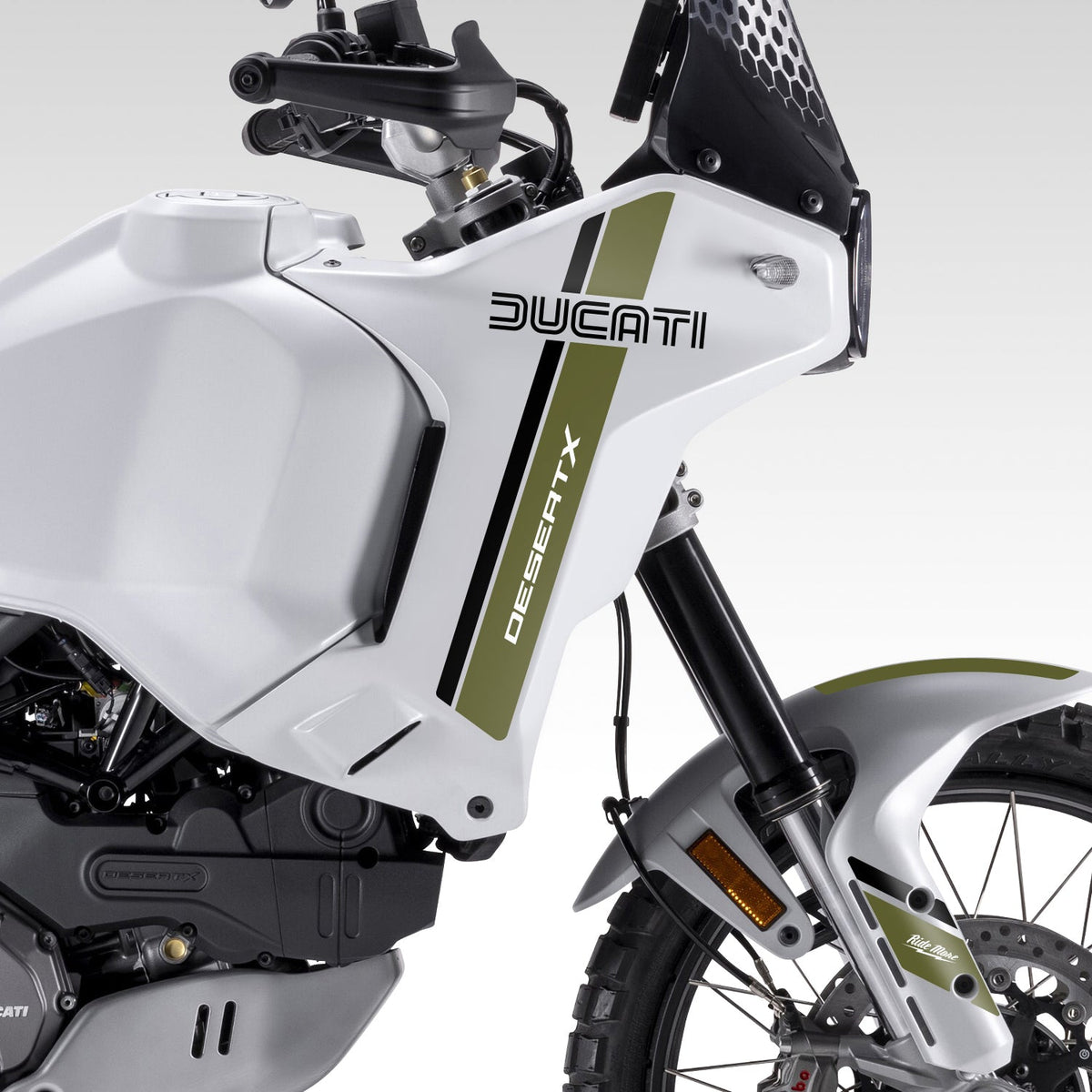 DUCATI - DESERTX STYLING KIT - RETRO GREEN