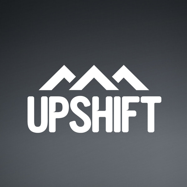 Upshift Die Cut Window Decals - TMBR MOTO