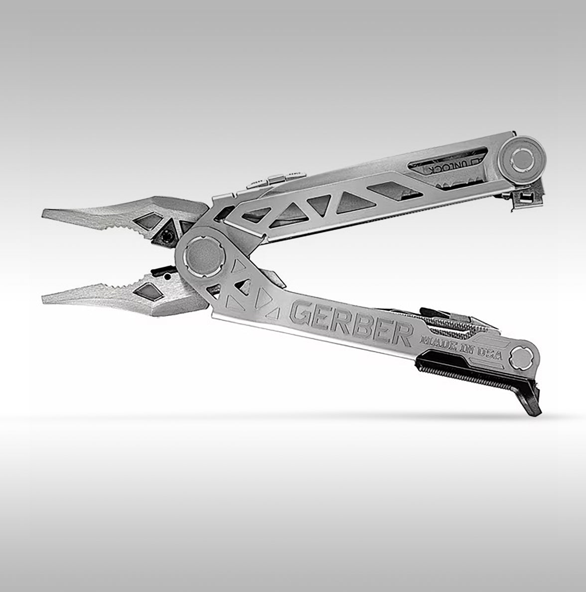 Gerber Center Drive Plus Multitool. USA made tools that are great on any motorcycle trip. Available at TMBR MOTO