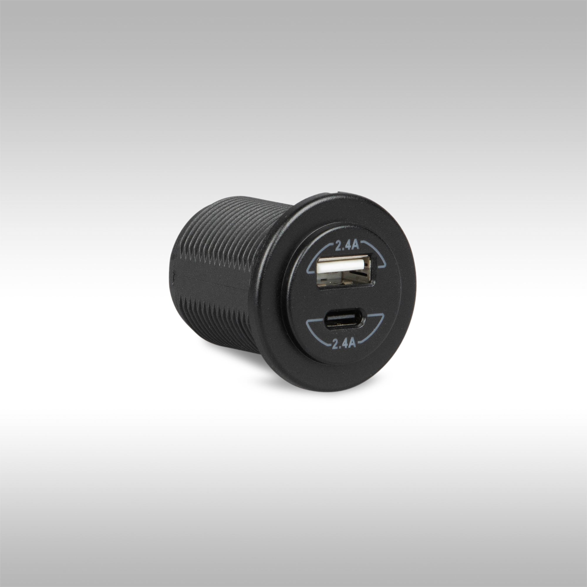 Jensen - Panel Mount USB A & USB C Charger - TMBR MOTO
