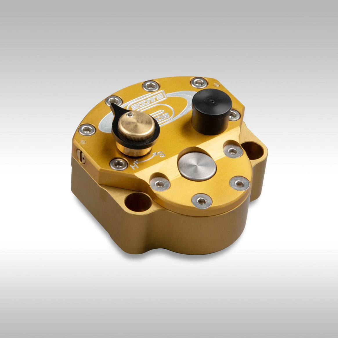 Scotts steering stabilizer. Scotts Performance steering damper. 