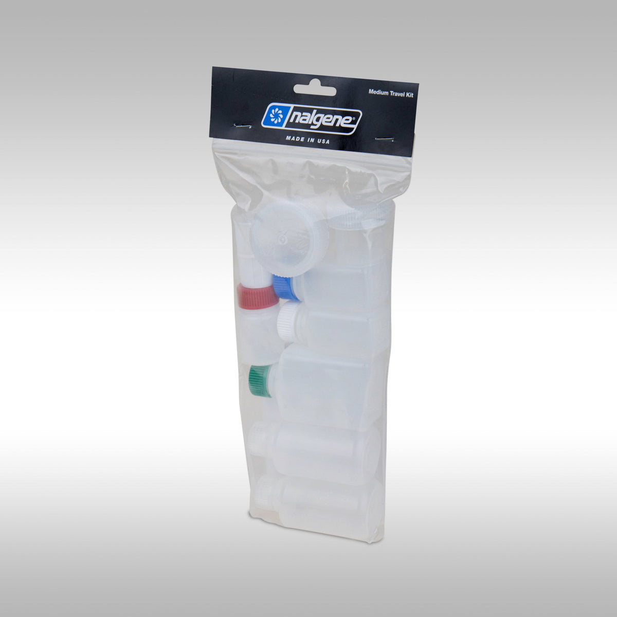 Nalgene travel bottle kits keep your personal care items contained while on the go. Assorted sizes of very high quality bottles in the smaller sizes you need for travel toiletry and kitchen supplies.