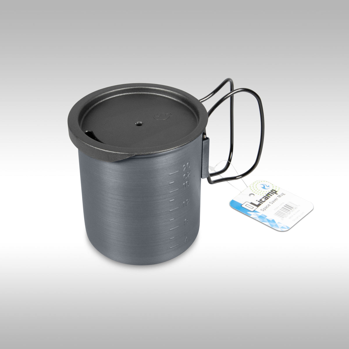OLICAMP - SPACE SAVER MUG - ALUMINUM