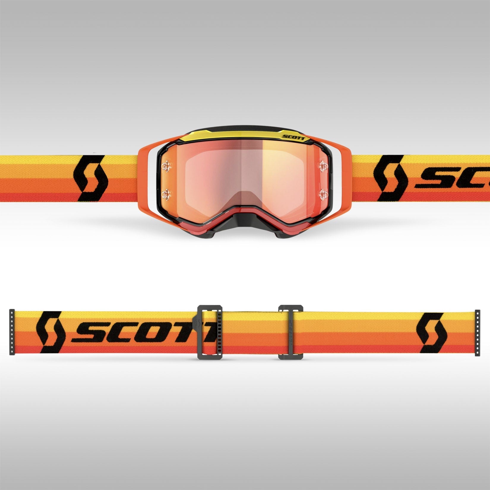 Scott Prospect Goggle Black Grey Green Chrome