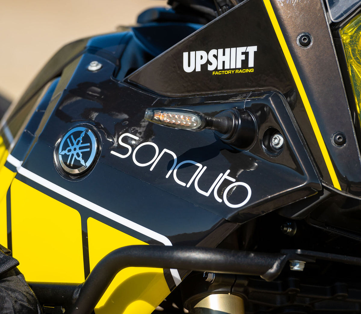 2019 - 2024 YAMAHA TENERE 700 - RALLY BLACK / YELLOW - GRAPHICS KIT