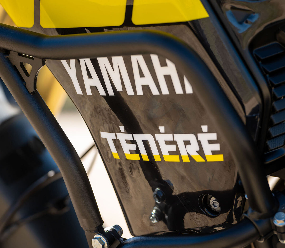 2019 - 2024 YAMAHA TENERE 700 - RALLY BLACK / YELLOW - GRAPHICS KIT