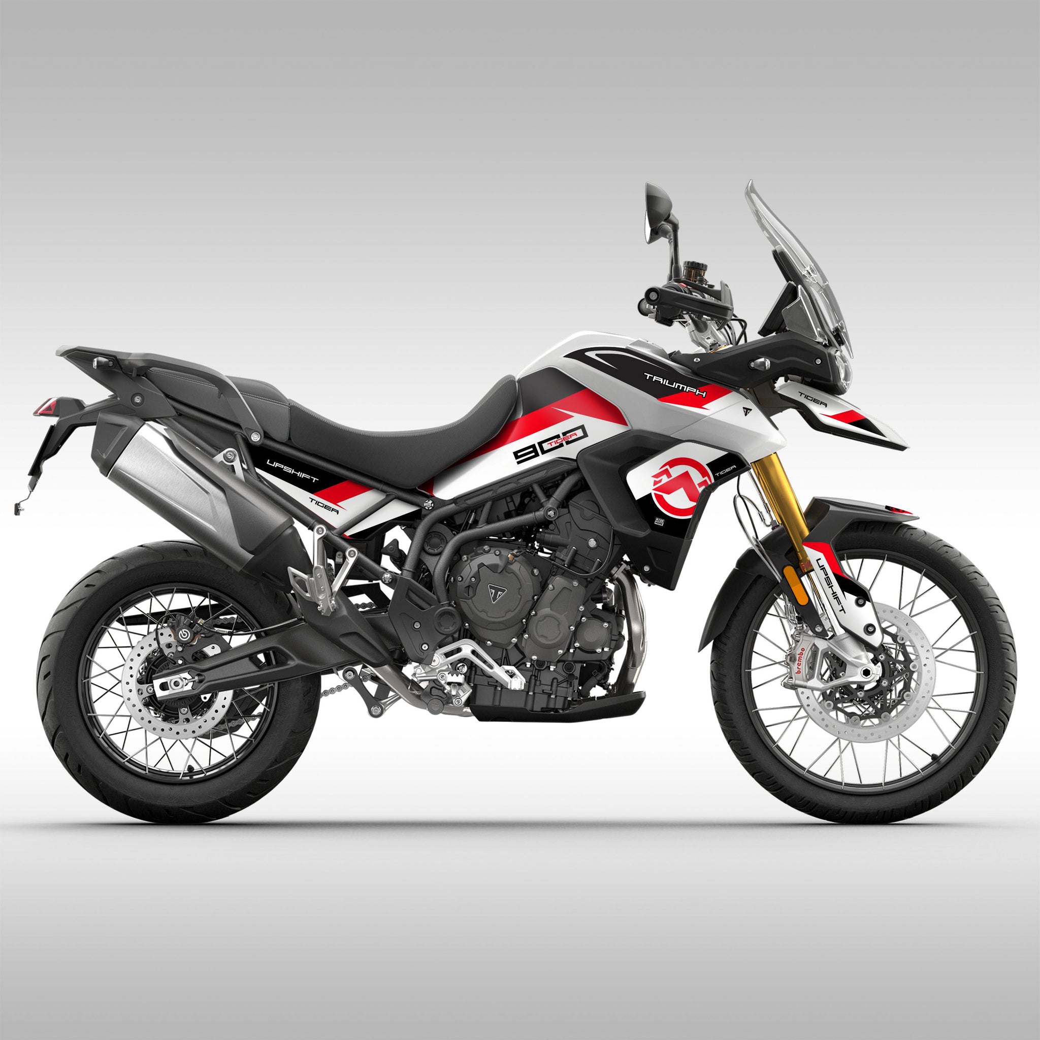 GRAPHICS KIT 2020 2023 TRIUMPH TIGER 900 RED TMBR MOTO